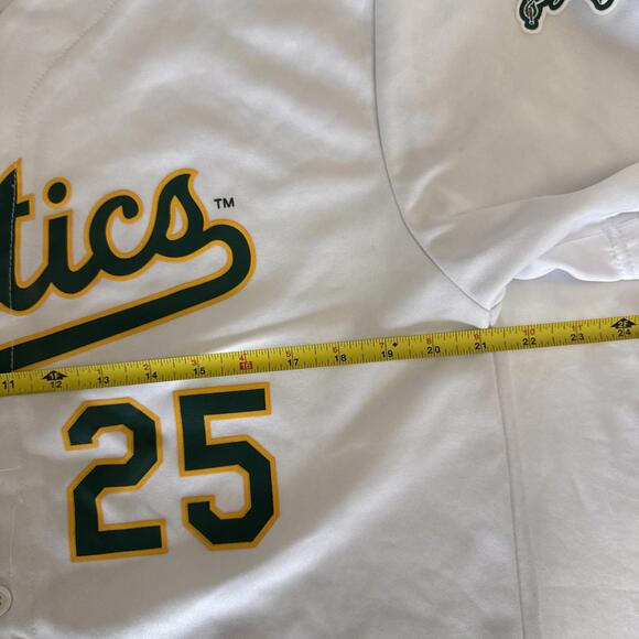 Mark Mcgwire Oakland A's Pepsi Jersey L World Series Battle Of The Bay 25 Nice ! - Picture 3 of 14